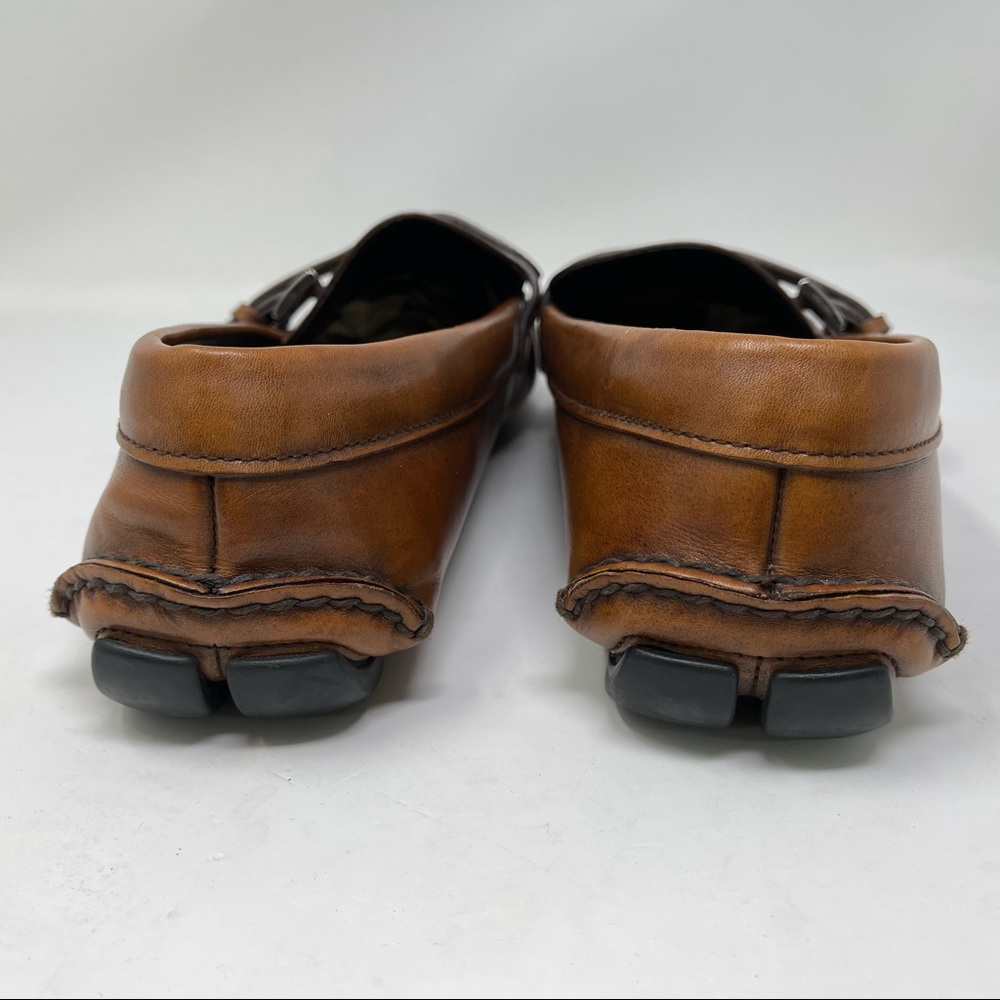 Prada shoes loafers belt leather driving shoes slip on in size 11 - Picture 13 of 16